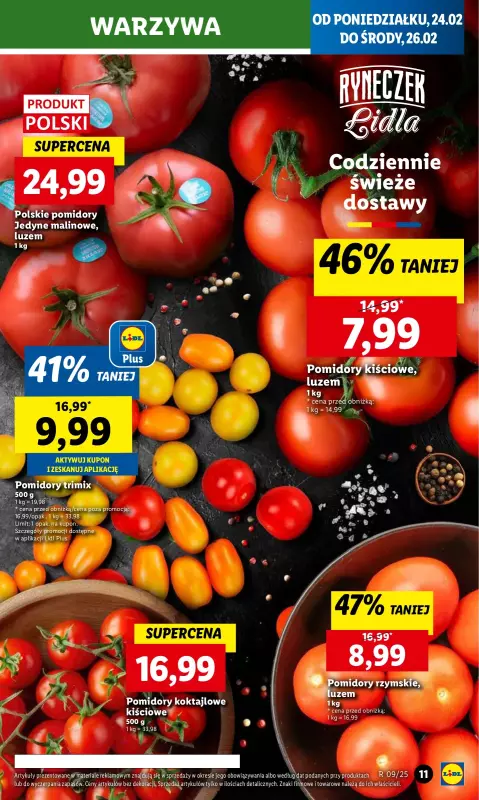 Lidl - gazetka promocyjna Oferta od poniedziałku od poniedziałku 24.02 do środy 26.02 - strona 11