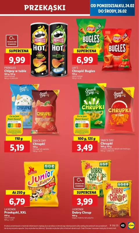 Lidl - gazetka promocyjna Oferta od poniedziałku od poniedziałku 24.02 do środy 26.02 - strona 47