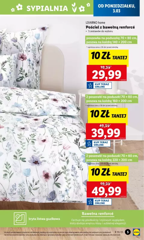 Lidl - gazetka promocyjna Katalog od poniedziałku 03.03 do soboty 08.03 - strona 5