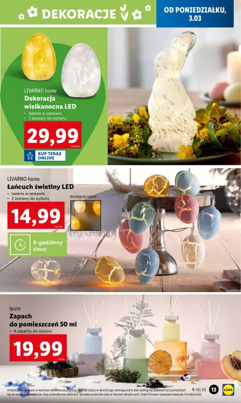 Lidl - gazetka promocyjna Katalog od poniedziałku 03.03 do soboty 08.03 - strona 13