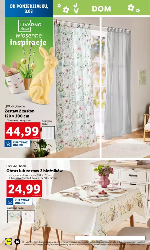 Lidl - gazetka promocyjna Katalog od poniedziałku 03.03 do soboty 08.03 - strona 10