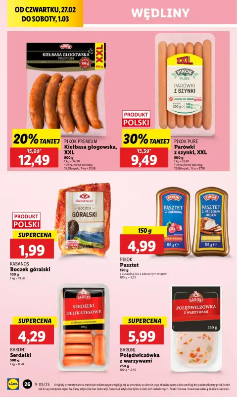 Lidl - gazetka promocyjna Oferta od czwartku od czwartku 27.02 do soboty 01.03 - strona 30