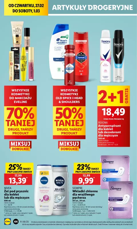 Lidl - gazetka promocyjna Oferta od czwartku od czwartku 27.02 do soboty 01.03 - strona 50