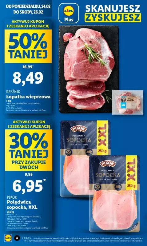 Lidl - gazetka promocyjna Oferta od poniedziałku od poniedziałku 24.02 do środy 26.02 - strona 4