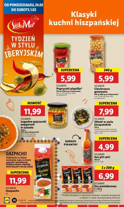 Lidl - gazetka promocyjna Oferta od poniedziałku od poniedziałku 24.02 do środy 26.02 - strona 34