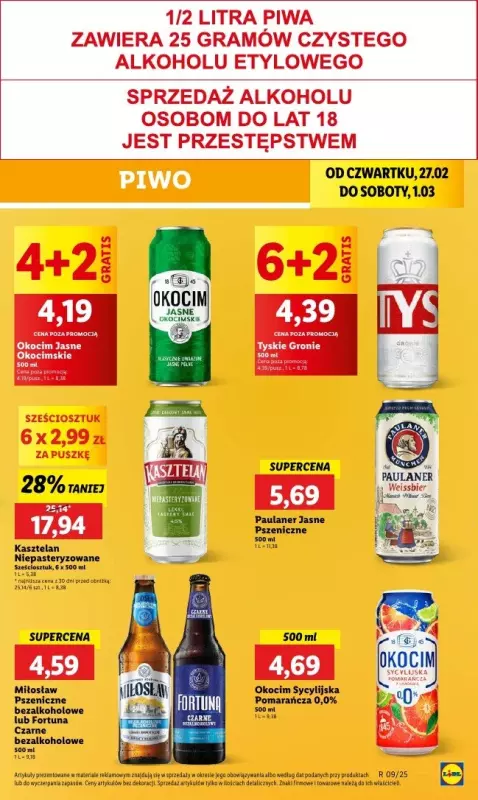 Lidl - gazetka promocyjna Oferta od czwartku od czwartku 27.02 do soboty 01.03 - strona 49