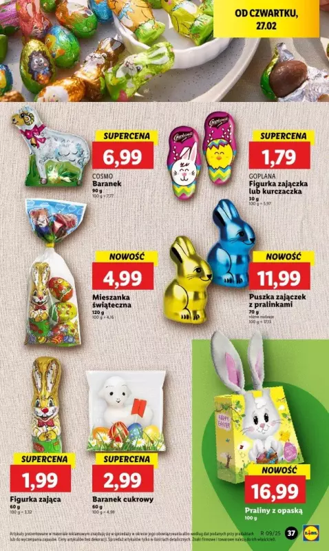 Lidl - gazetka promocyjna Oferta od czwartku od czwartku 27.02 do soboty 01.03 - strona 44