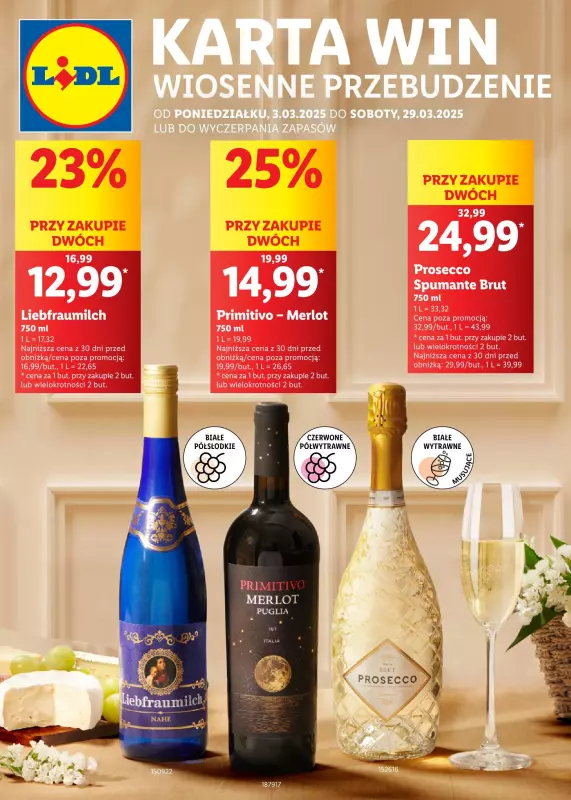 Lidl - gazetka promocyjna Karta Win - Przebudzenie od poniedziałku 03.03 do soboty 29.03