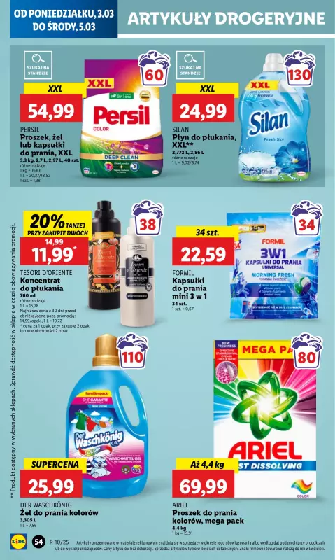 Lidl - gazetka promocyjna Oferta od poniedziałku od poniedziałku 03.03 do środy 05.03 - strona 60