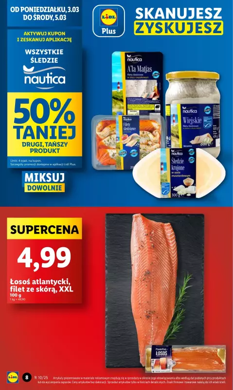 Lidl - gazetka promocyjna Oferta od poniedziałku od poniedziałku 03.03 do środy 05.03 - strona 8