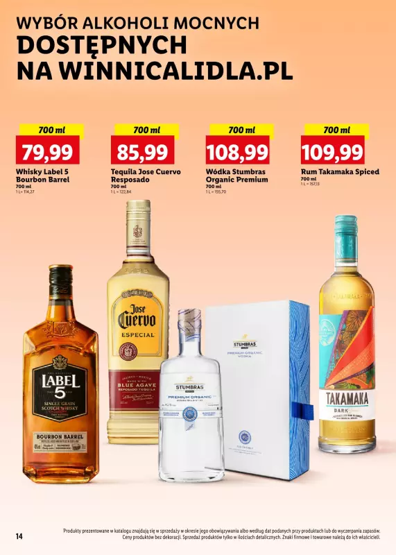 Lidl - gazetka promocyjna Katalog alkoholi mocnych od poniedziałku 03.03 do soboty 29.03 - strona 14