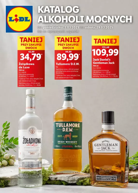 Lidl - gazetka promocyjna Katalog alkoholi mocnych od poniedziałku 03.03 do soboty 29.03