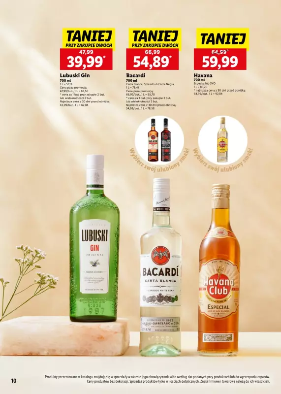 Lidl - gazetka promocyjna Katalog alkoholi mocnych od poniedziałku 03.03 do soboty 29.03 - strona 10