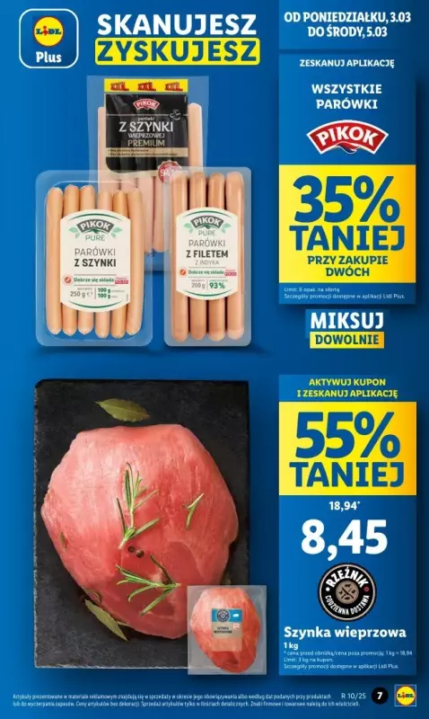 Lidl - gazetka promocyjna Oferta od poniedziałku od poniedziałku 03.03 do środy 05.03 - strona 7