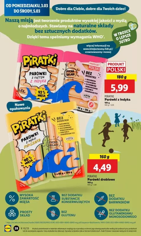 Lidl - gazetka promocyjna Oferta od poniedziałku od poniedziałku 03.03 do środy 05.03 - strona 32