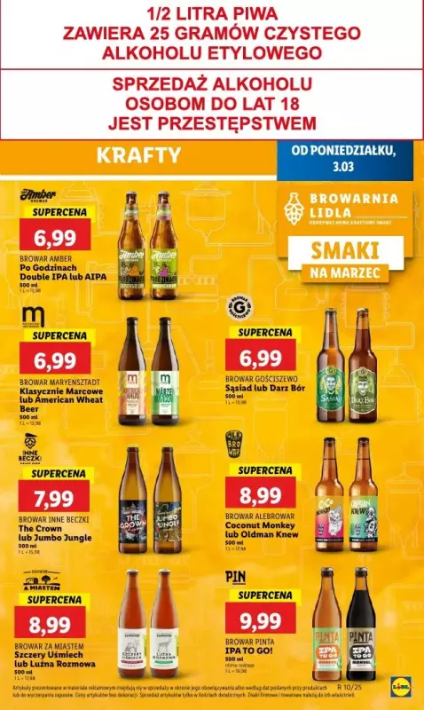 Lidl - gazetka promocyjna Oferta od poniedziałku od poniedziałku 03.03 do środy 05.03 - strona 53