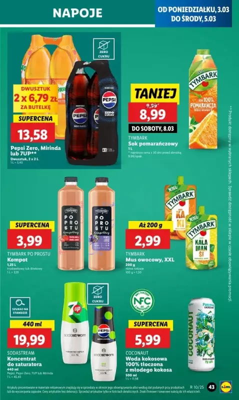 Lidl - gazetka promocyjna Oferta od poniedziałku od poniedziałku 03.03 do środy 05.03 - strona 49