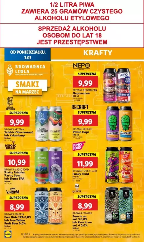 Lidl - gazetka promocyjna Oferta od poniedziałku od poniedziałku 03.03 do środy 05.03 - strona 52