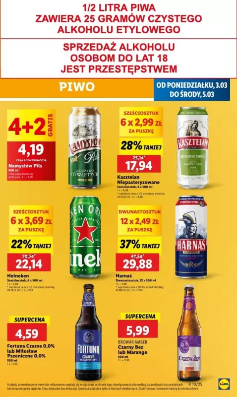 Lidl - gazetka promocyjna Oferta od poniedziałku od poniedziałku 03.03 do środy 05.03 - strona 51