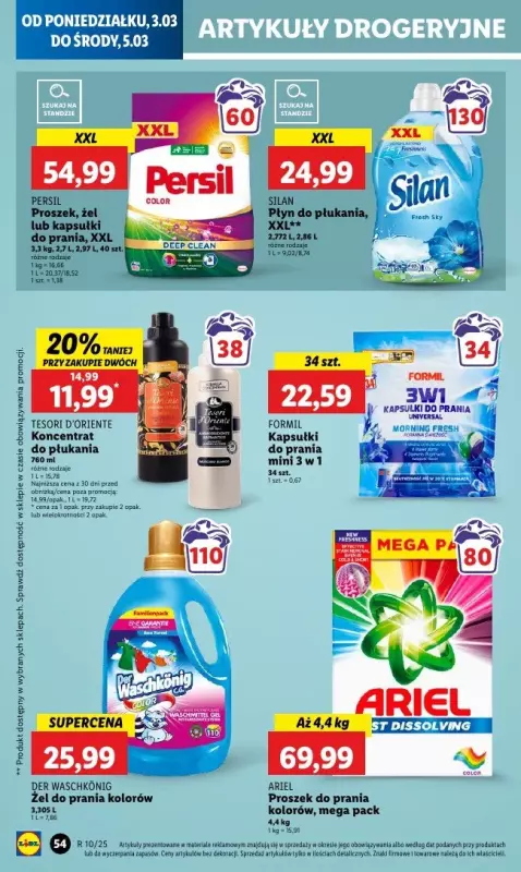 Lidl - gazetka promocyjna Oferta od poniedziałku od poniedziałku 03.03 do środy 05.03 - strona 60