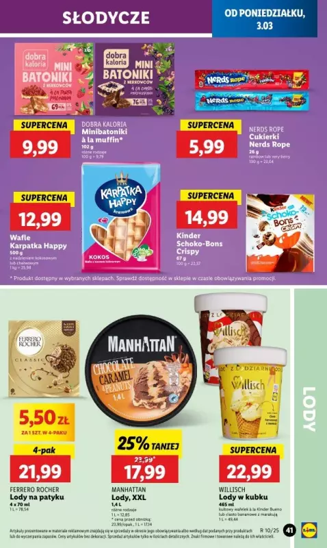 Lidl - gazetka promocyjna Oferta od poniedziałku od poniedziałku 03.03 do środy 05.03 - strona 47