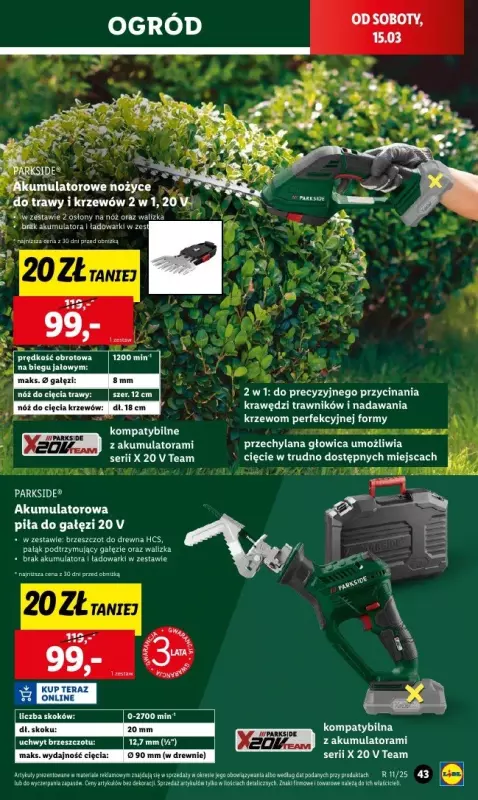 Lidl - gazetka promocyjna Katalog od poniedziałku 10.03 do soboty 15.03 - strona 45