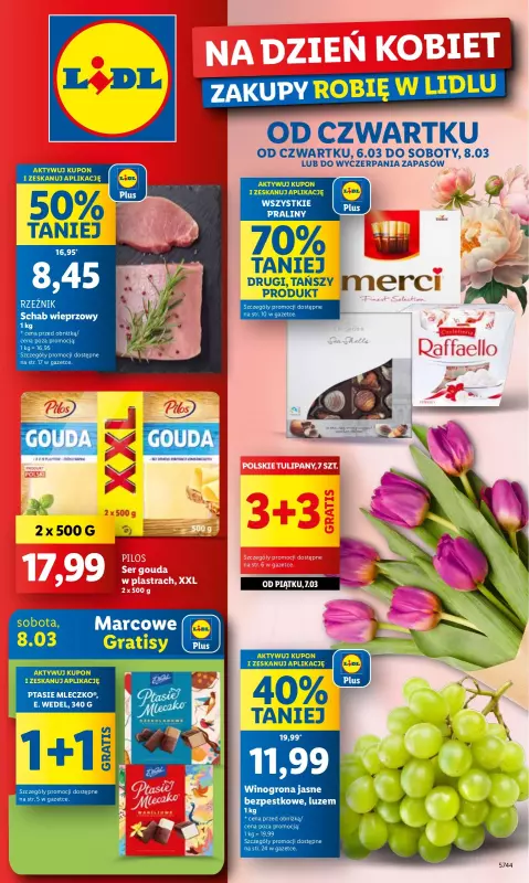 Lidl - gazetka promocyjna Oferta od czwartku od czwartku 06.03 do soboty 08.03