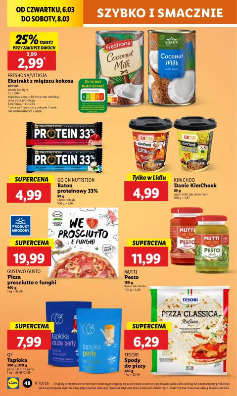 Lidl - gazetka promocyjna Oferta od czwartku od czwartku 06.03 do soboty 08.03 - strona 56