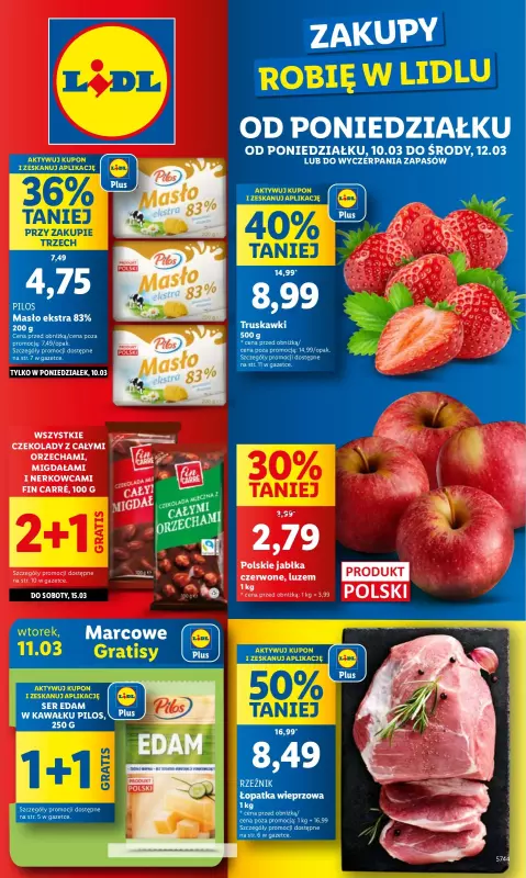 Lidl - gazetka promocyjna Oferta od poniedziałku  