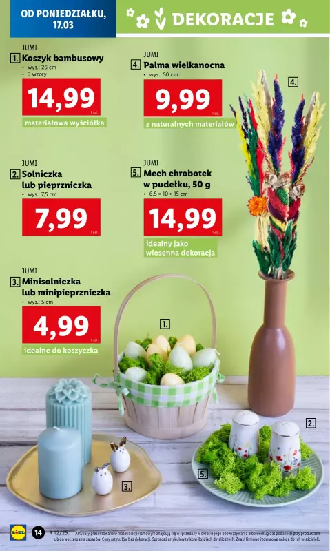 Lidl - gazetka promocyjna Katalog od poniedziałku 17.03 do soboty 22.03 - strona 14