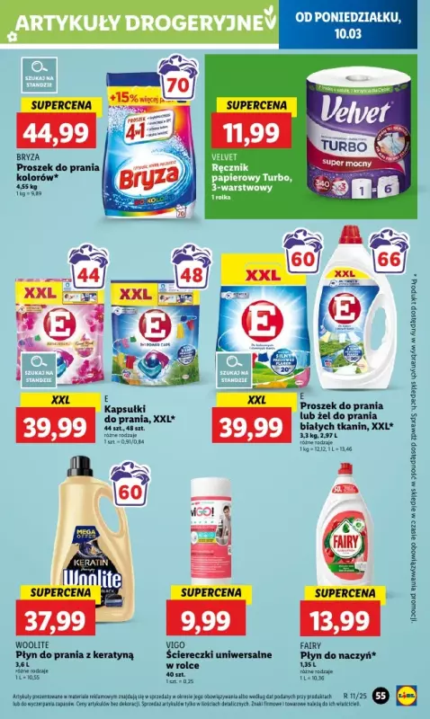 Lidl - gazetka promocyjna Oferta od poniedziałku od poniedziałku 10.03 do środy 12.03 - strona 61