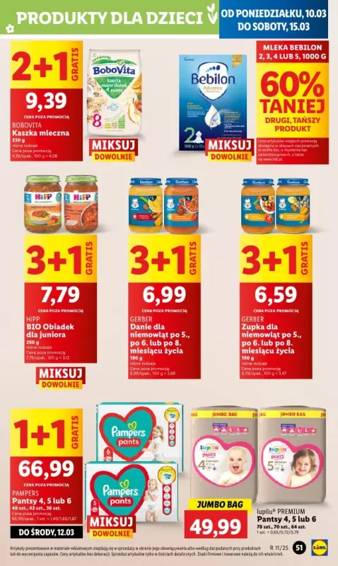 Lidl - gazetka promocyjna Oferta od poniedziałku od poniedziałku 10.03 do środy 12.03 - strona 57