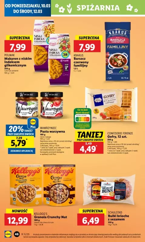 Lidl - gazetka promocyjna Oferta od poniedziałku od poniedziałku 10.03 do środy 12.03 - strona 50