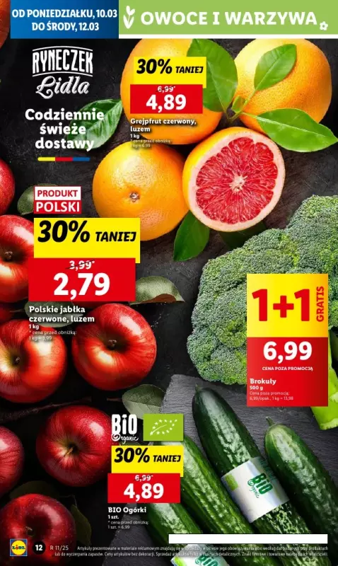 Lidl - gazetka promocyjna Oferta od poniedziałku od poniedziałku 10.03 do środy 12.03 - strona 12