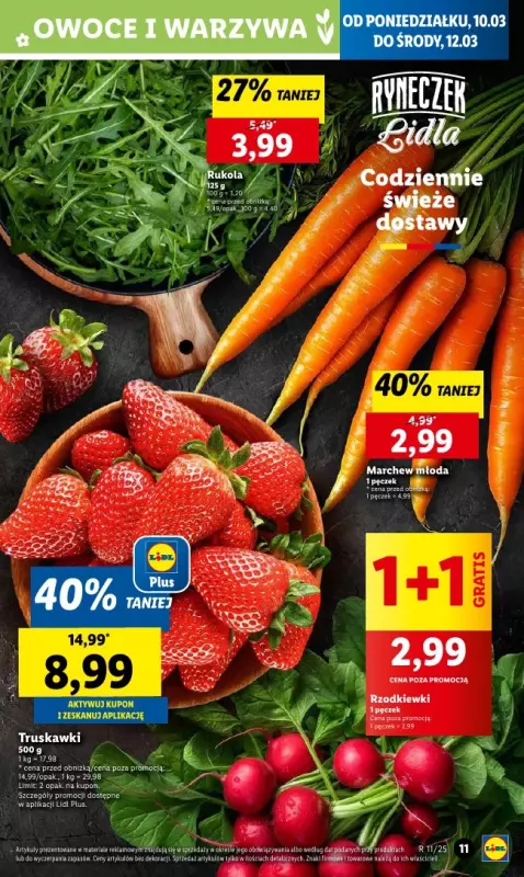 Lidl - gazetka promocyjna Oferta od poniedziałku od poniedziałku 10.03 do środy 12.03 - strona 11