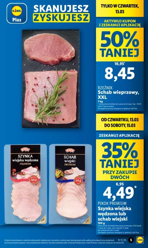 Lidl - gazetka promocyjna Oferta od czwartku od czwartku 13.03 do soboty 15.03 - strona 5