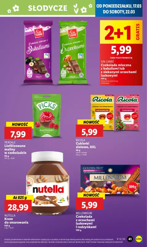 Lidl - gazetka promocyjna Oferta od poniedziałku od poniedziałku 17.03 do środy 19.03 - strona 41