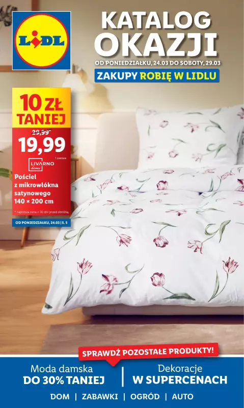 Lidl - gazetka promocyjna Katalog od poniedziałku 24.03 do soboty 29.03