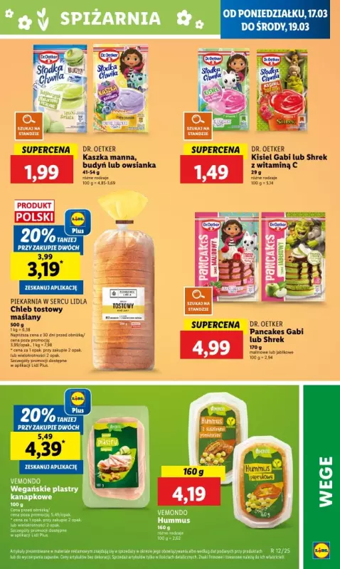 Lidl - gazetka promocyjna Oferta od poniedziałku od poniedziałku 17.03 do środy 19.03 - strona 49