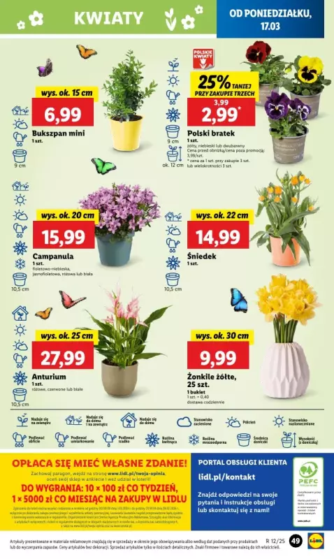 Lidl - gazetka promocyjna Oferta od poniedziałku od poniedziałku 17.03 do środy 19.03 - strona 51