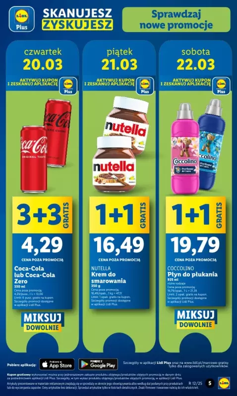 Lidl - gazetka promocyjna Oferta od czwartku od czwartku 20.03 do soboty 22.03 - strona 5