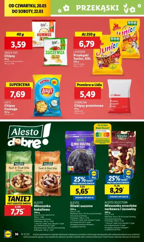 Lidl - gazetka promocyjna Oferta od czwartku od czwartku 20.03 do soboty 22.03 - strona 46