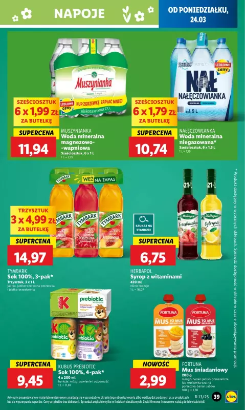 Lidl - gazetka promocyjna Oferta od poniedziałku od poniedziałku 24.03 do środy 26.03 - strona 43