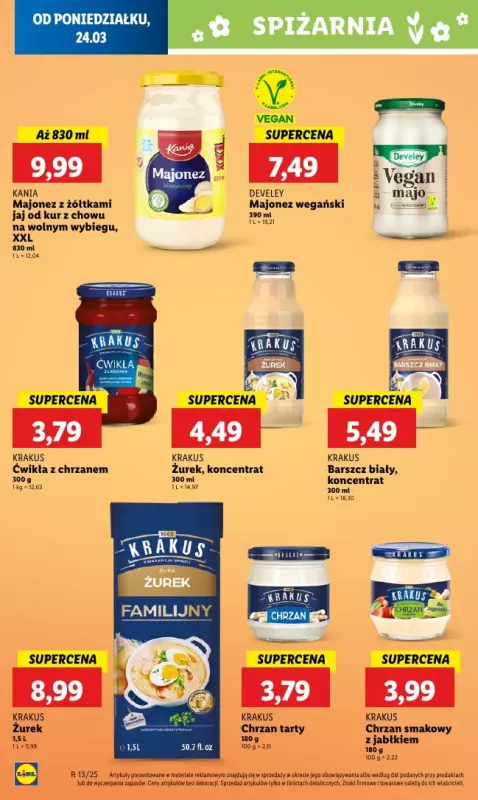 Lidl - gazetka promocyjna Oferta od poniedziałku od poniedziałku 24.03 do środy 26.03 - strona 50