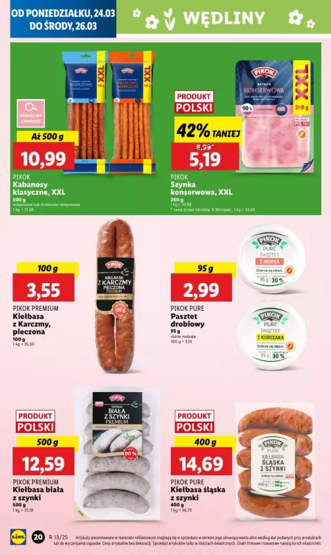 Lidl - gazetka promocyjna Oferta od poniedziałku od poniedziałku 24.03 do środy 26.03 - strona 24