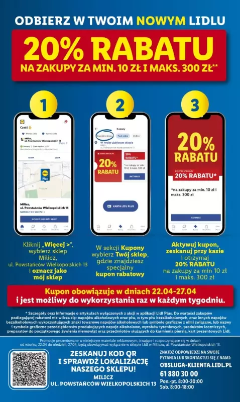 Lidl - gazetka promocyjna Lidl Milicz - Wyjątkowa oferta dla Ciebie od wtorku 22.04 do niedzieli 27.04 - strona 8