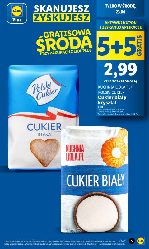 Lidl - gazetka promocyjna Oferta od wtorku od wtorku 22.04 do środy 23.04 - strona 5