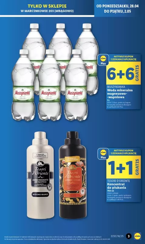 Lidl - gazetka promocyjna Lidl Marcinkowo - Wyjątkowa oferta dla Ciebie od poniedziałku 28.04 do piątku 02.05 - strona 3