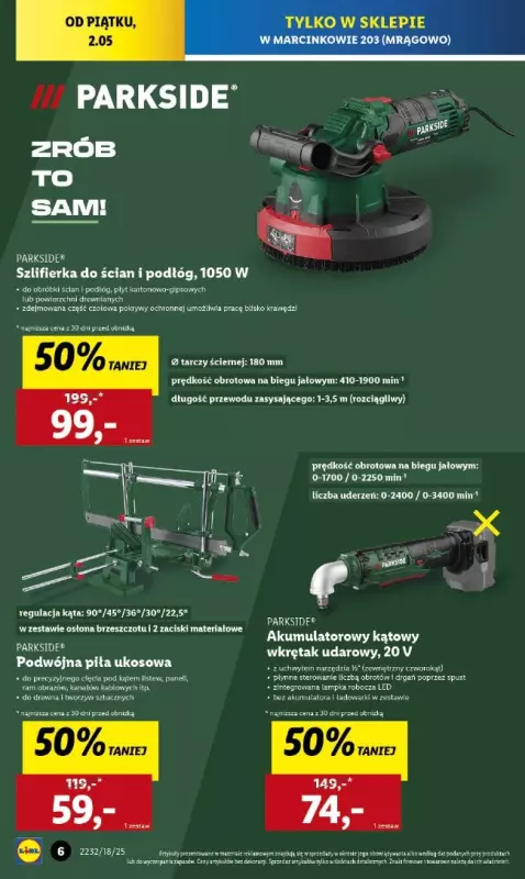 Lidl - gazetka promocyjna Lidl Marcinkowo - Wyjątkowa oferta dla Ciebie od poniedziałku 28.04 do piątku 02.05 - strona 6