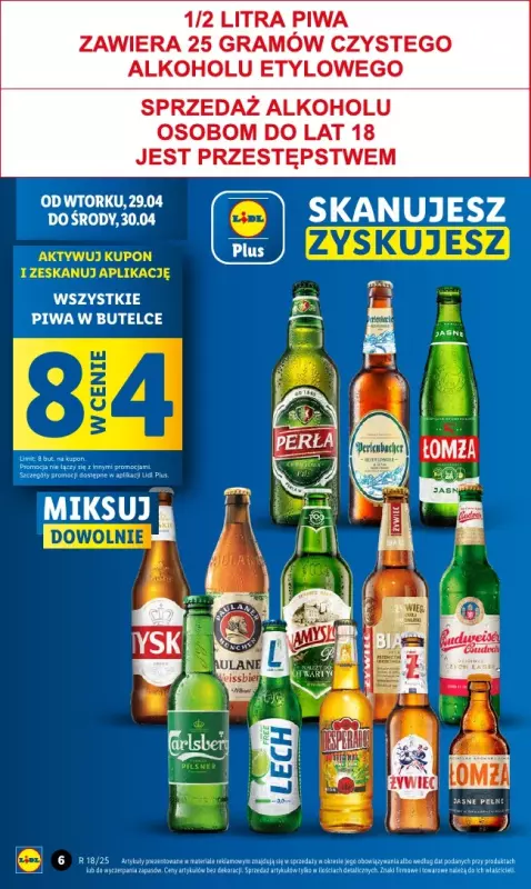 Lidl - gazetka promocyjna Oferta od poniedziałku od poniedziałku 28.04 do wtorku 29.04 - strona 6
